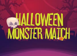 halloween monster mactch online game
